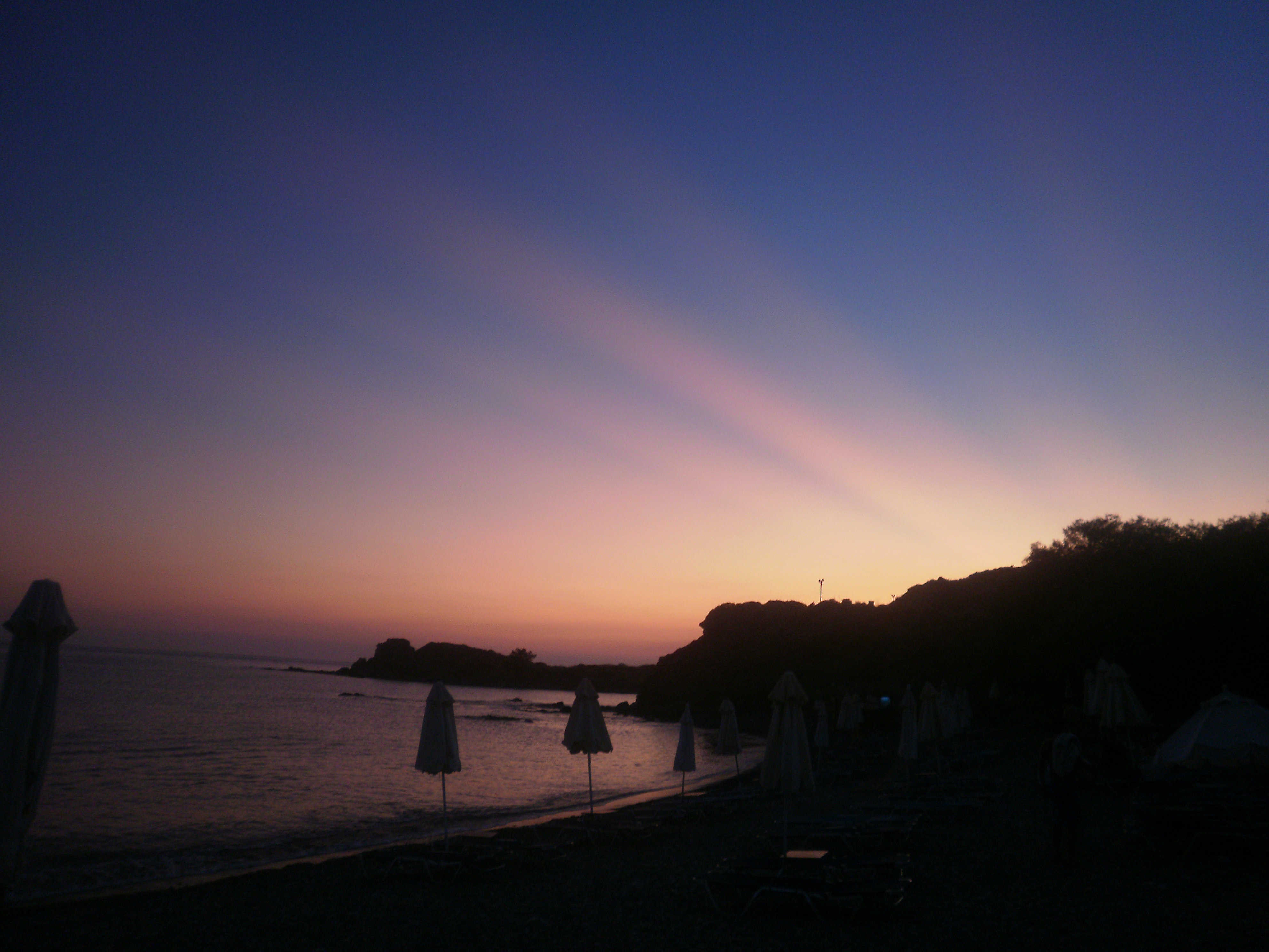 Sunset at the beach